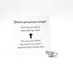 Faith Cross Ring
