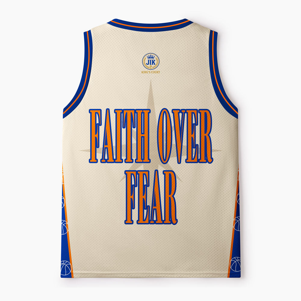 Jesus Is King Christian Mesh Jersey Tank Top