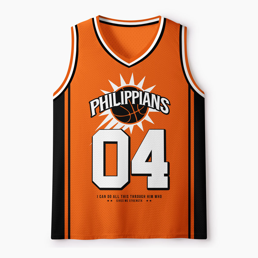 I Can Do All This Through Him Christian Mesh Jersey Tank Top