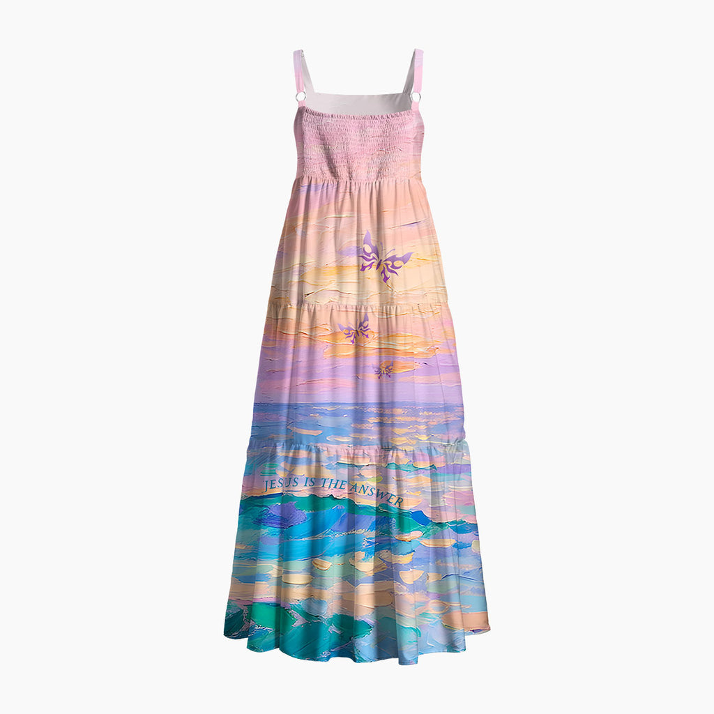 Jesus Is The Answer Christian Maxi Dress