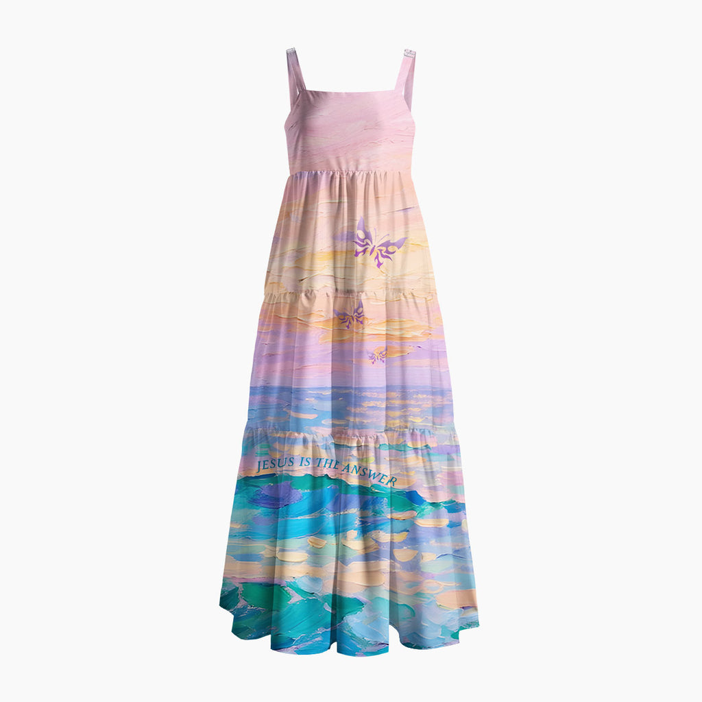 Jesus Is The Answer Christian Maxi Dress