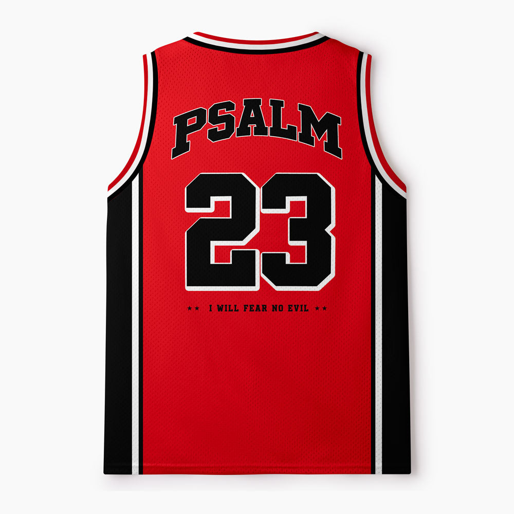 I Will Fear No Evil Christian Mesh Jersey Tank Top
