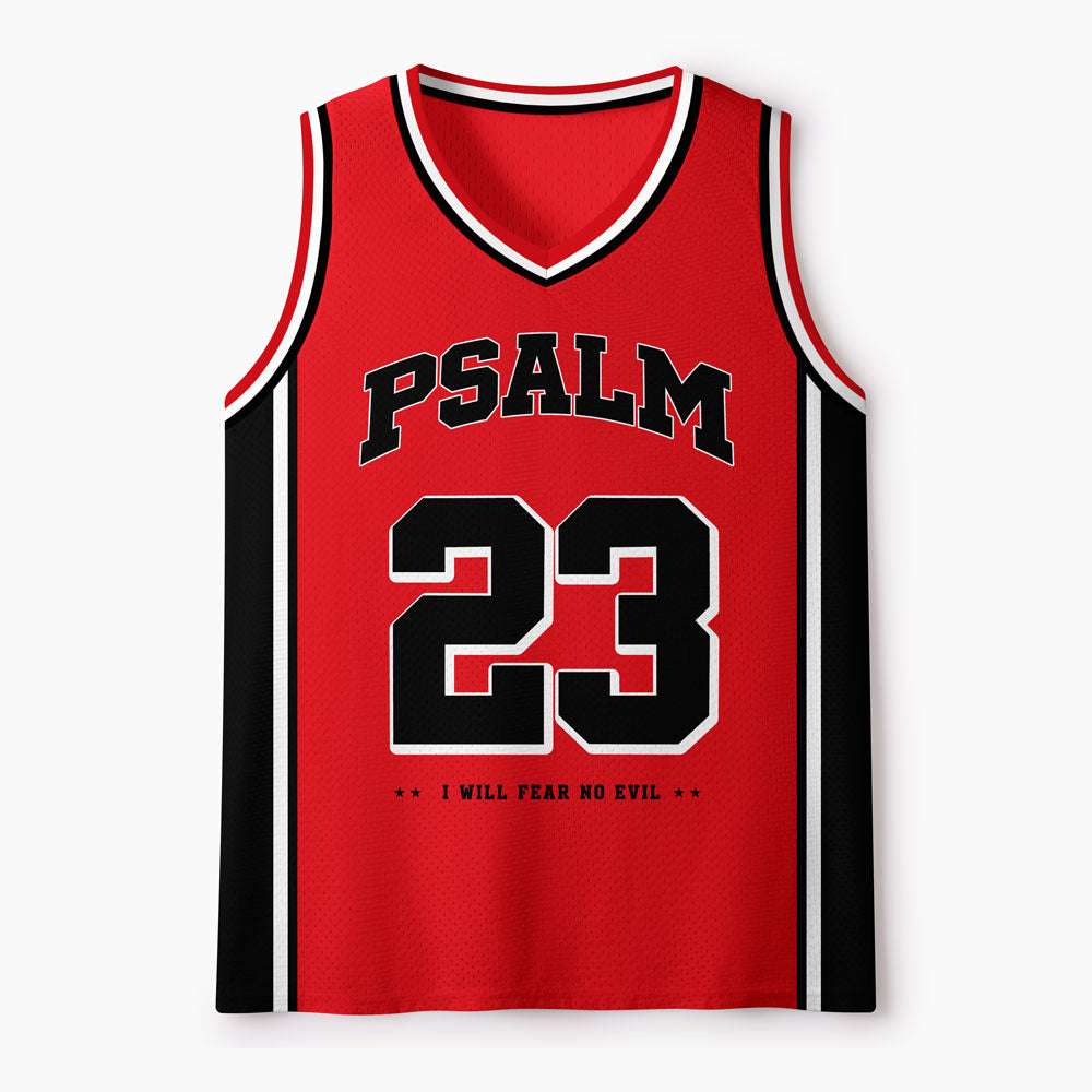 I Will Fear No Evil Christian Mesh Jersey Tank Top