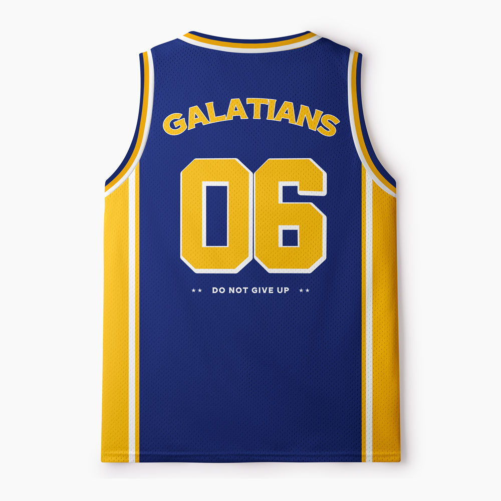 Do Not Give Up Christian Mesh Jersey Tank Top