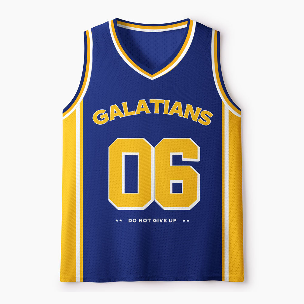 Do Not Give Up Christian Mesh Jersey Tank Top