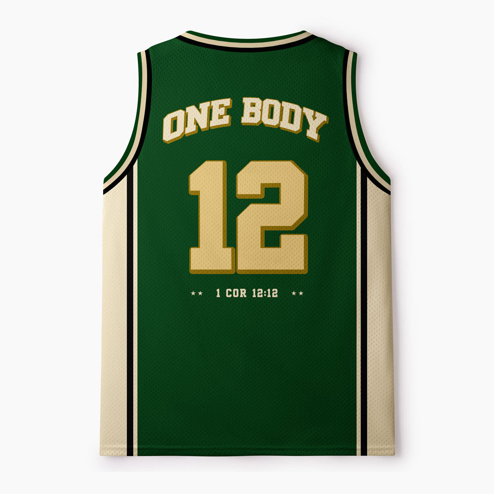 One Body Many Members Christian Mesh Jersey Tank Top
