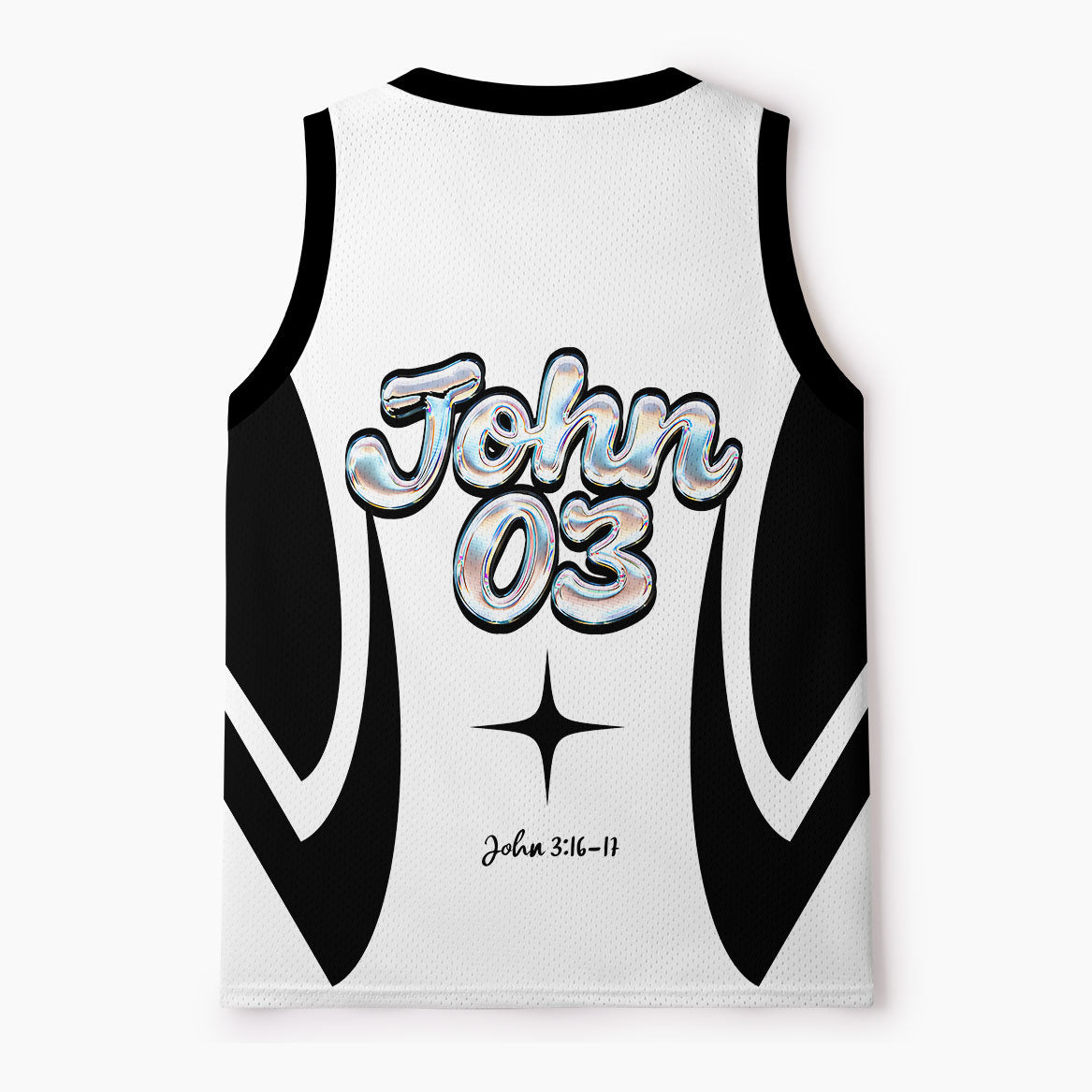 Jesus Saves Christian Mesh Jersey Tank Top