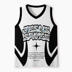 Jesus Saves Christian Mesh Jersey Tank Top