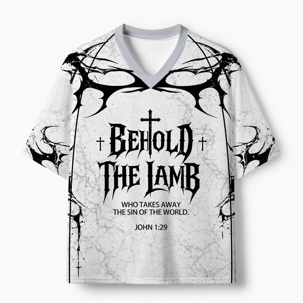 Behold The Lamb Christian Mesh Jersey