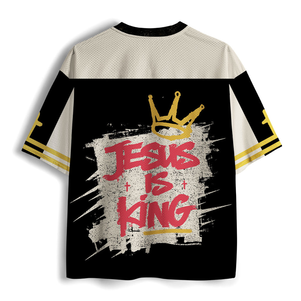 Jesus Is King Christian Mesh Jersey