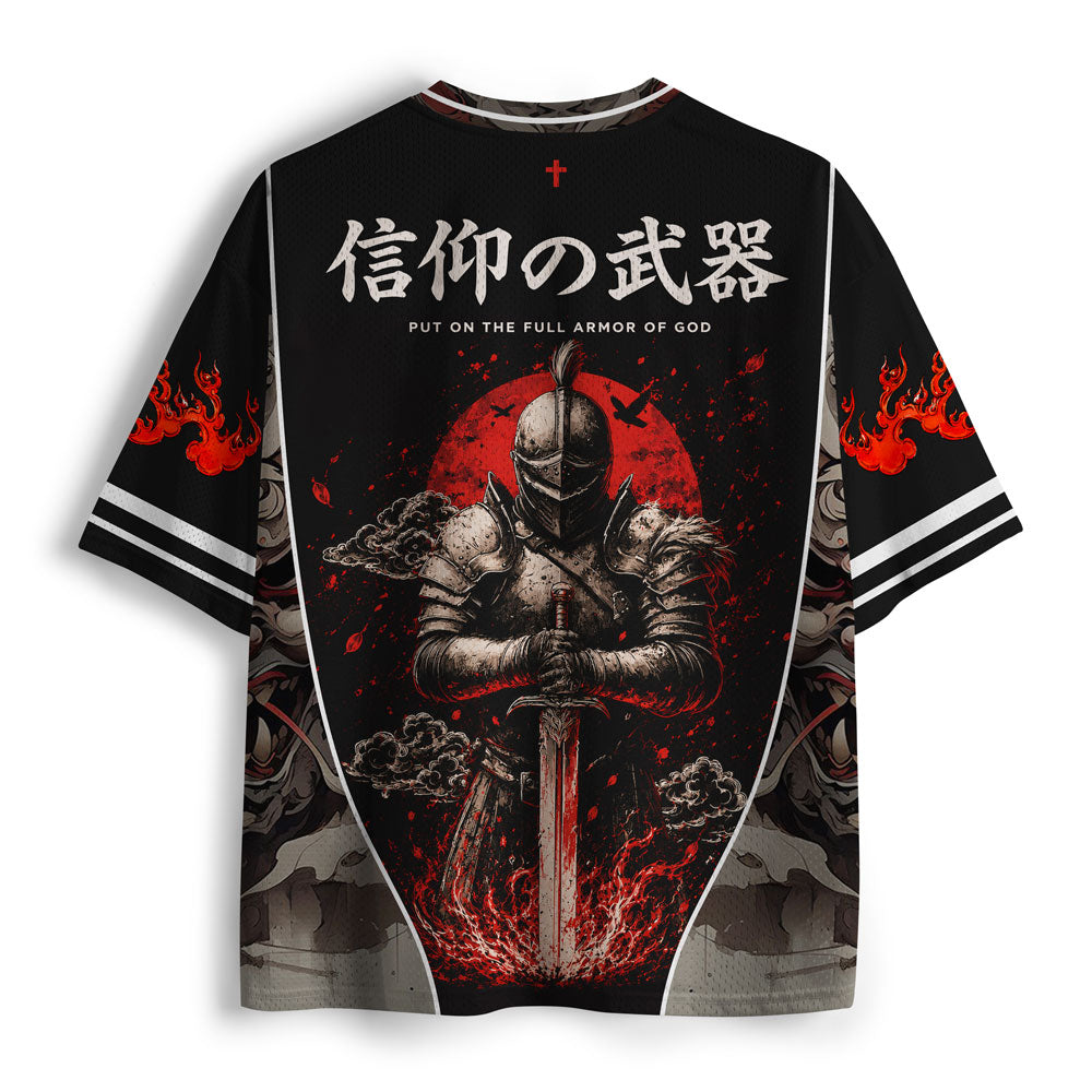 Take The Helmet Of Salvation Christian Mesh Jersey