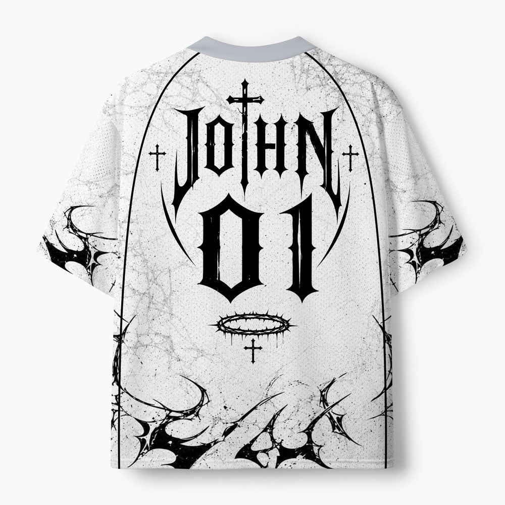Behold The Lamb Christian Mesh Jersey