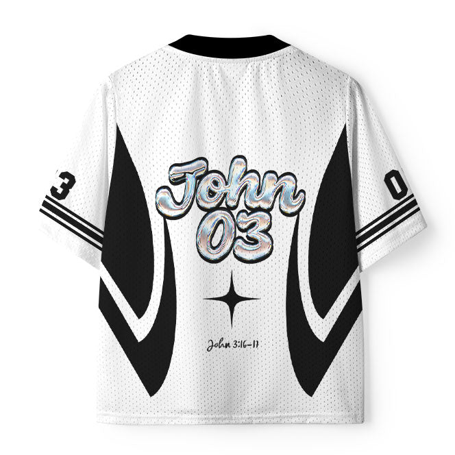 Jesus Saves Christian Kid Mesh Jersey & Shorts