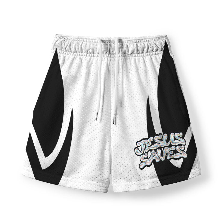 Jesus Saves Christian Kid Mesh Jersey & Shorts