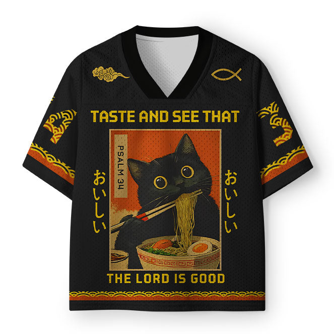 The Lord Is Good Christian Kid Mesh Jersey & Shorts