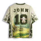 My Sheep Listen To My Voice Christian Mesh Jersey