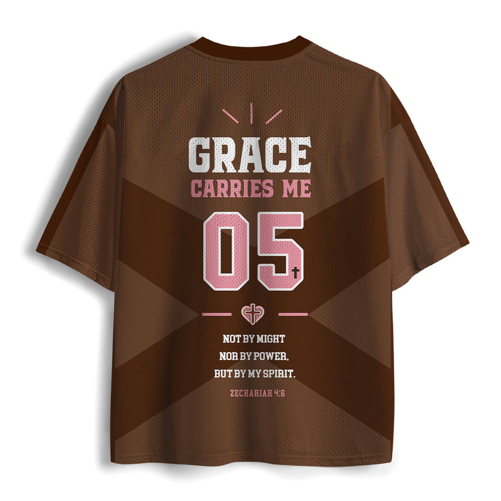 Serve Him With All Your Heart  Christian Mesh Jersey