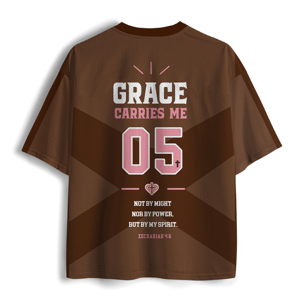 Serve Him With All Your Heart  Christian Mesh Jersey