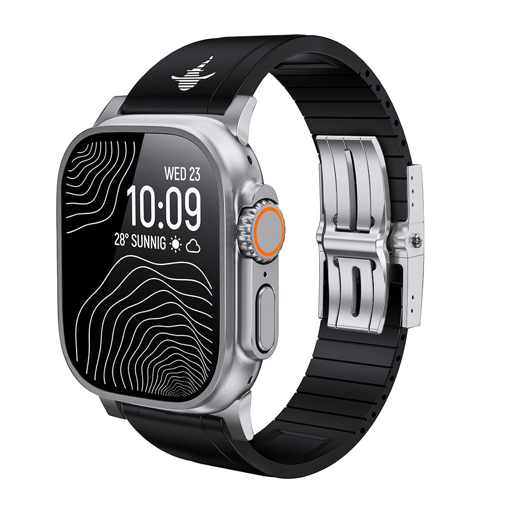 The Shark ¡ª Fine Watchmaking Grade FKM Apple Watch Band