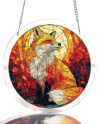 Fox Glow Light Suncatcher-Acrylic Window Art