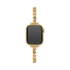 Rainbow Love 14k Gold / Platinum Plated Watch Band for Apple Watch