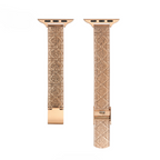 Diamond Textured Stainless Steel Watch Band for Apple Watch