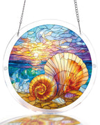 Ocean Echo Shell Light Suncatcher-Acrylic Window Art