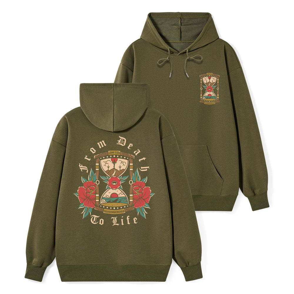 From Death To Life Classic Christian Hoodie