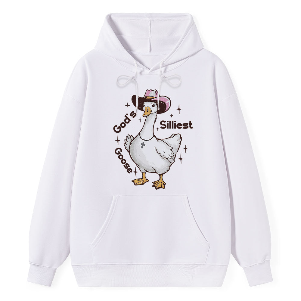 God's Silliest Goose Classic Christian Hoodie
