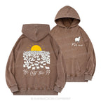 He Left The 99 Christian Washed Hoodie