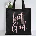 There Is No Way But God Made A Way Christian Canvas Tote Bag