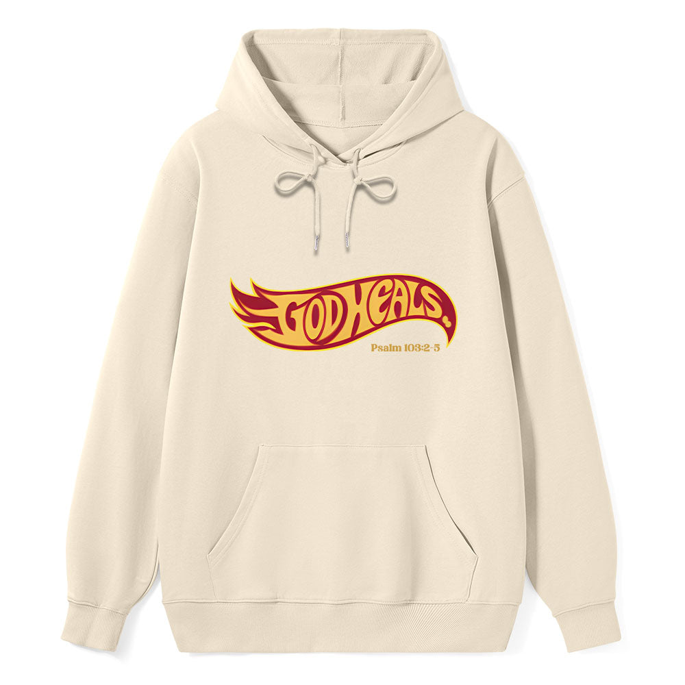 God Heals Classic Christian Hoodie
