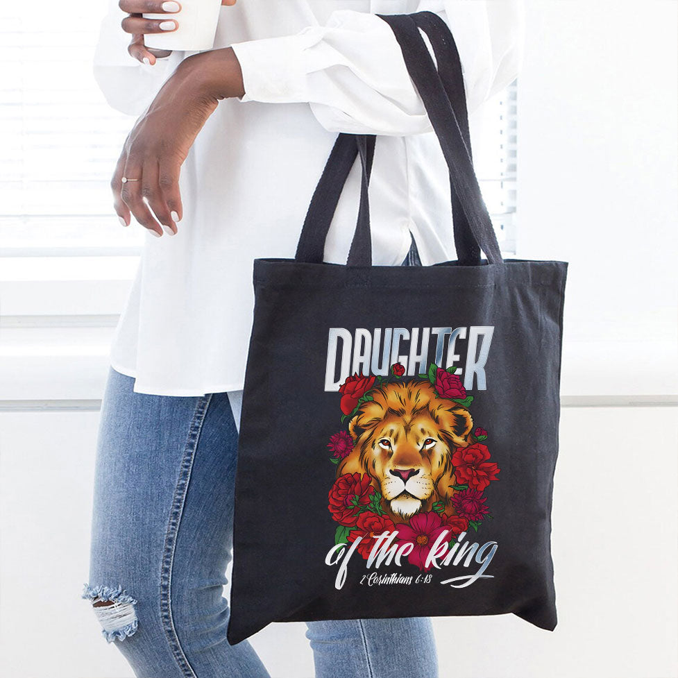 Daughter Of The King Christian Canvas Tote Bag