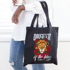 Daughter Of The King Christian Canvas Tote Bag