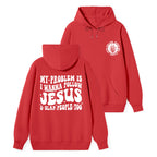Follow Jesus And Slap People Funny Classic Christian Hoodie