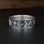 God Is Greater Than The Highs and Lows Sterling Silver Band Ring