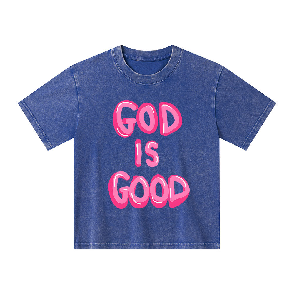 God Is Good Kid Washed T-Shirt