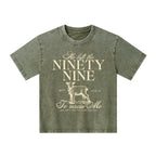 He Left The 99 To Rescues Me Kid Washed T-Shirt