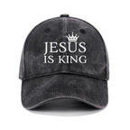 God Is Greater Christian Washed Hat