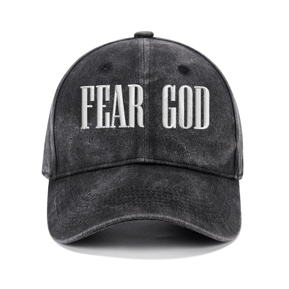 Fear God Christian Washed Hat
