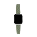 Elegant Quilted Leather Watch Band for Apple Watch