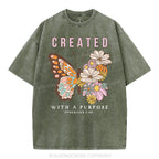 Created With A Purpose Christian Washed T-Shirt