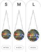 Tree of Day and Night Light Suncatcher-Acrylic Window Art