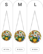 Daisy Butterfly Garden Light Suncatcher-Acrylic Window Art