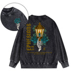 For You Were Formerly Darkness Christian Washed Sweatshirt