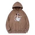 God's Silliest Goose Christian Washed Hoodie
