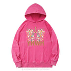 YHWH Floral Christian Washed Hoodie