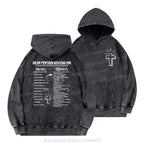 Dear Person Behind Me Christian Washed Hoodie