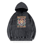 Daughter Of The King Christian Washed Hoodie
