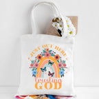 Trusting God Christian Canvas Tote Bag